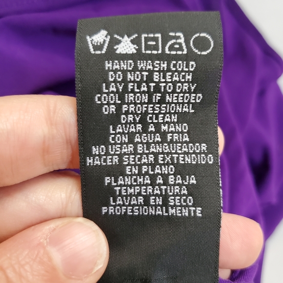 Purple Ruched Maxi Dress - Picture 10 of 10